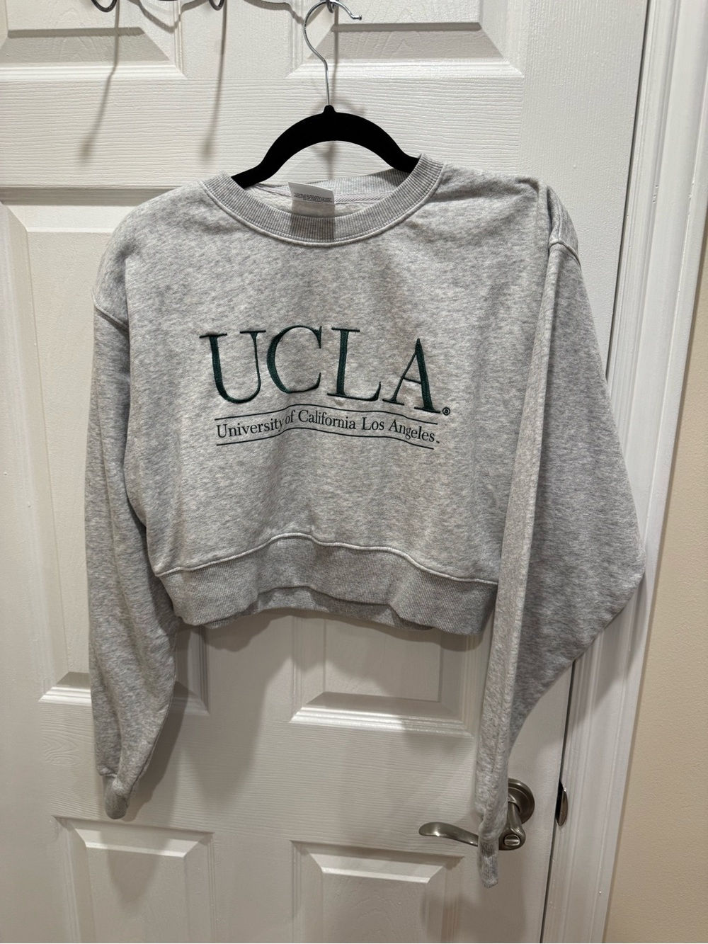 Cotton On Gray UCLA Cropped Crew Sweatshirt